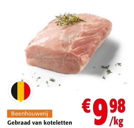 Gebraad van koteletten