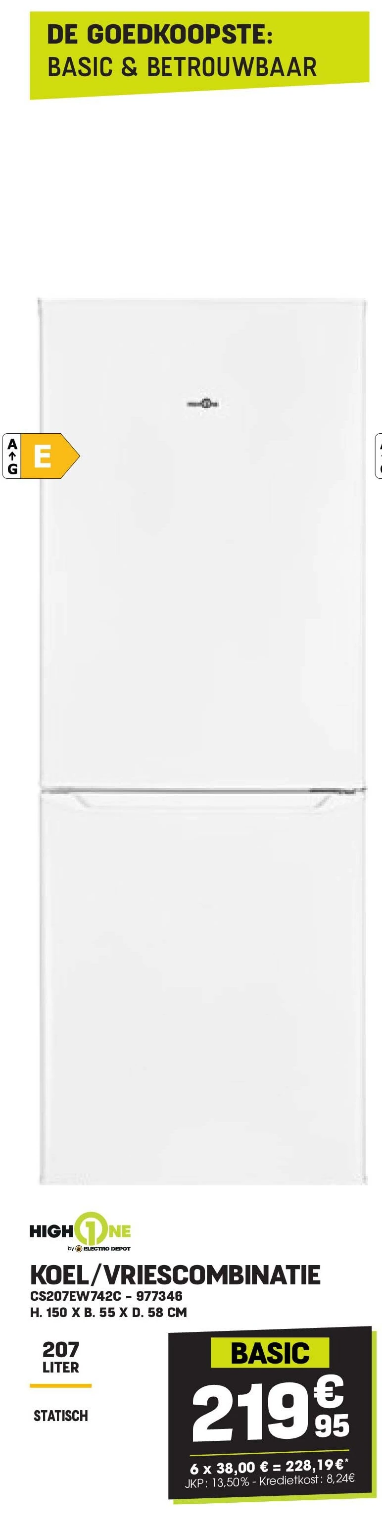 High one KOEL/VRIESCOMBINATIE