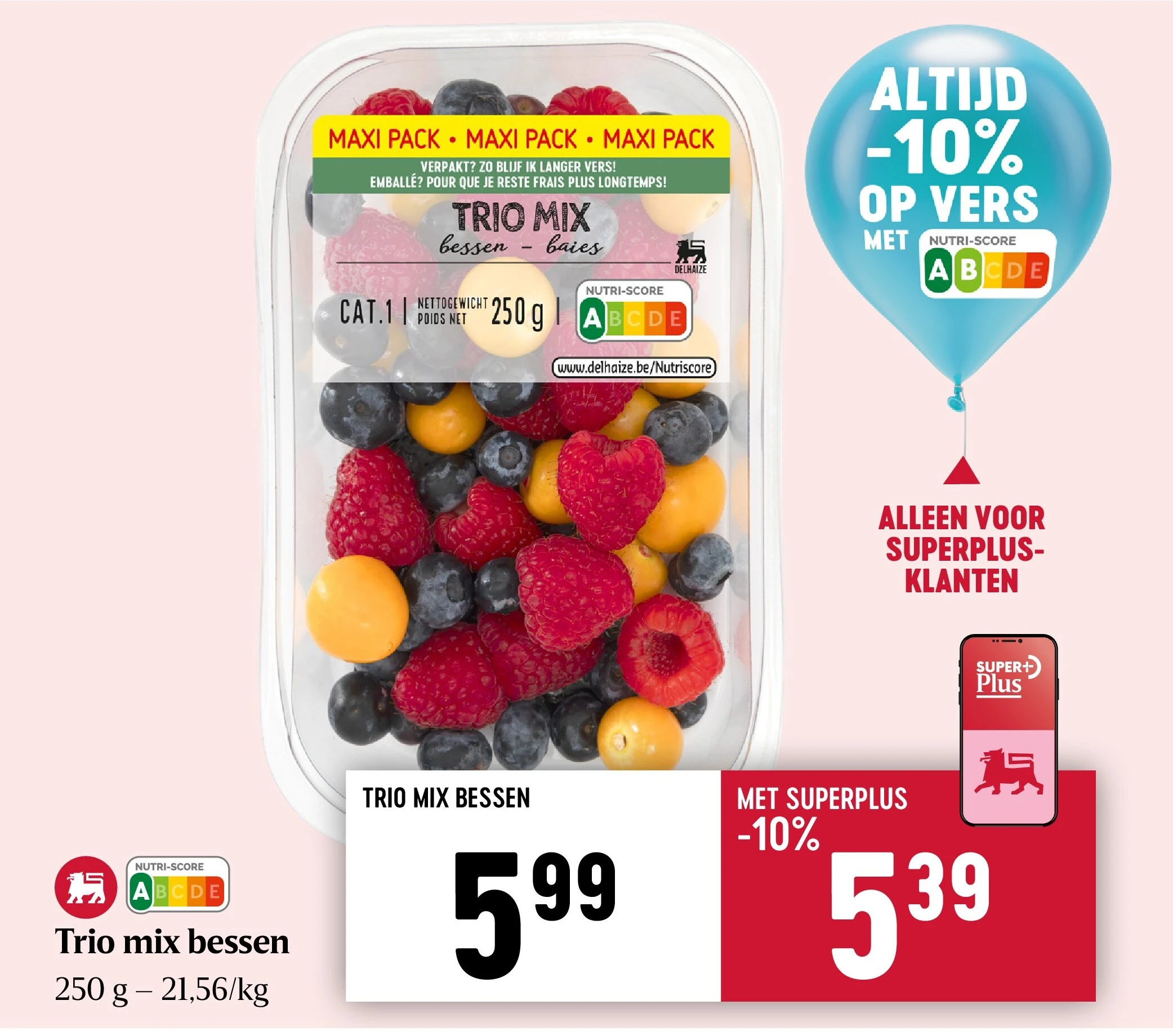Trio mix bessen