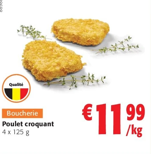 Poulet croquant
