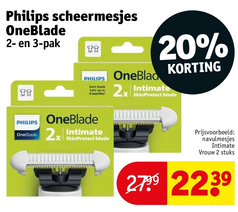 Philips scheermesjes OneBlade