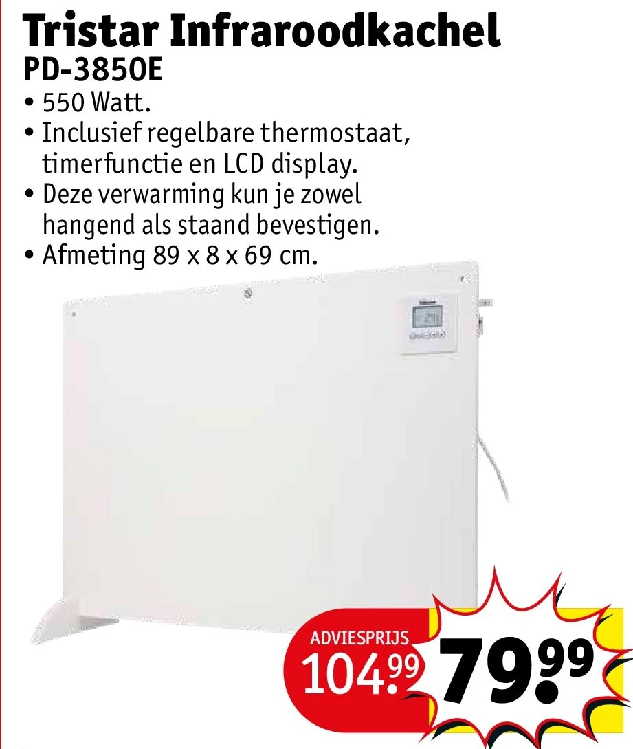 Tristar Infraroodkachel