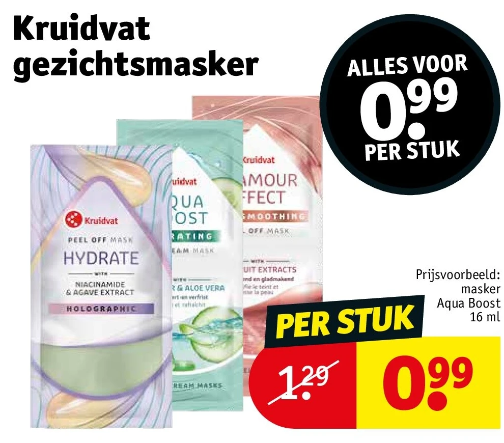 Kruidvat gezichtsmasker