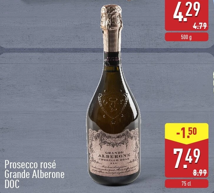Prosecco rosé Grande Alberone DOC
