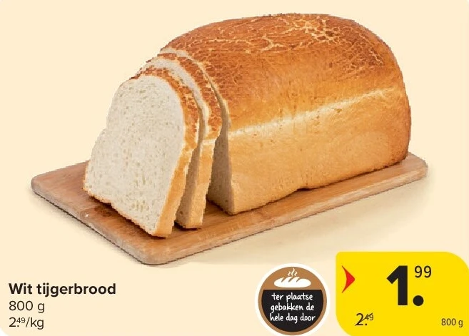 Wit tijgerbrood