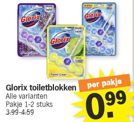 Glorix toiletblokken