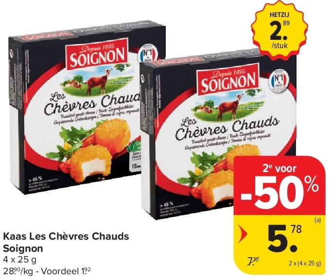 Kaas Les Chèvres Chauds Soignon