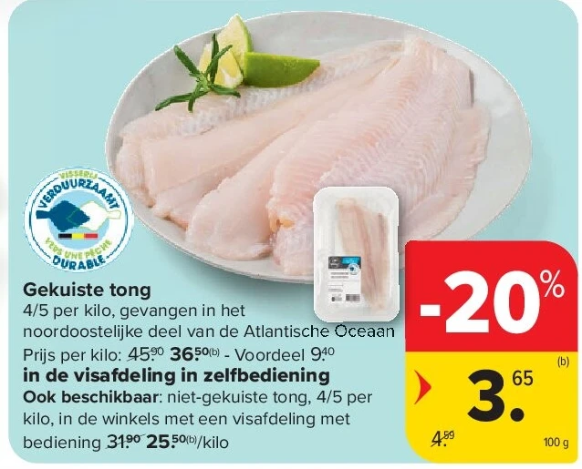 Gekuiste tong