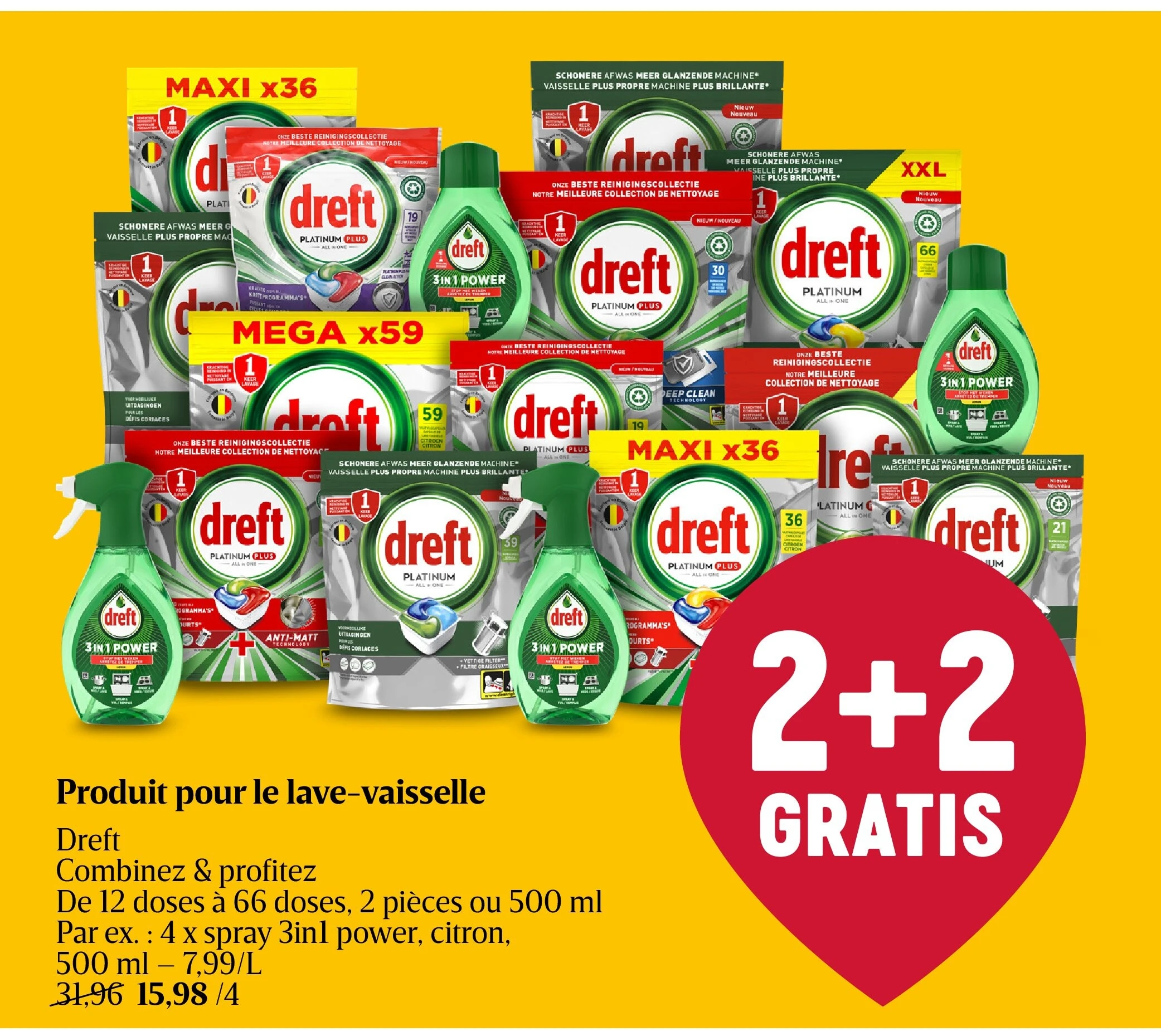 Produit pour le lave-vaisselle