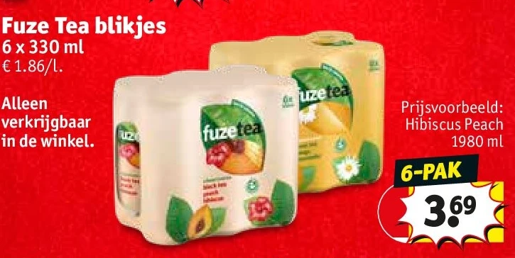 Fuze Tea blikjes