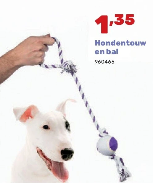 Hondentouw en bal