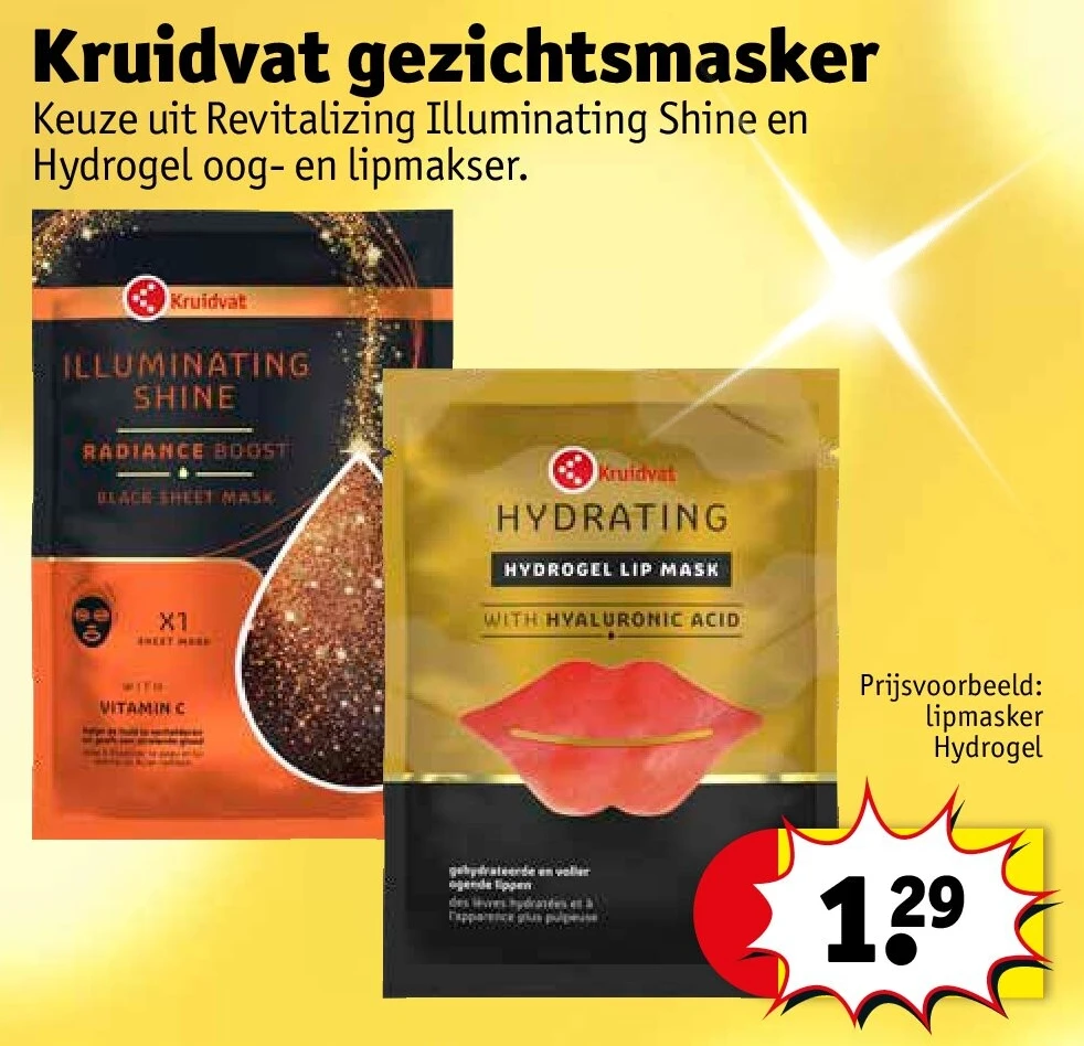 Kruidvat gezichtsmasker