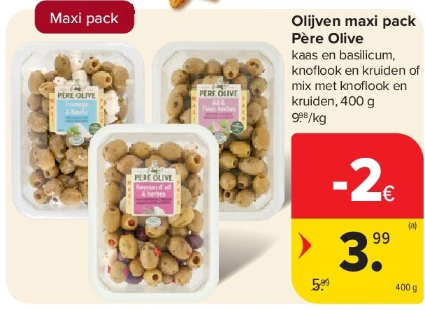 Olijven maxi pack Père Olive