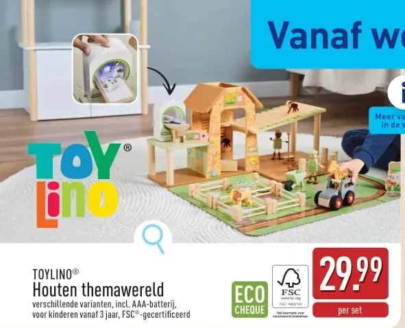 Houten themawereld