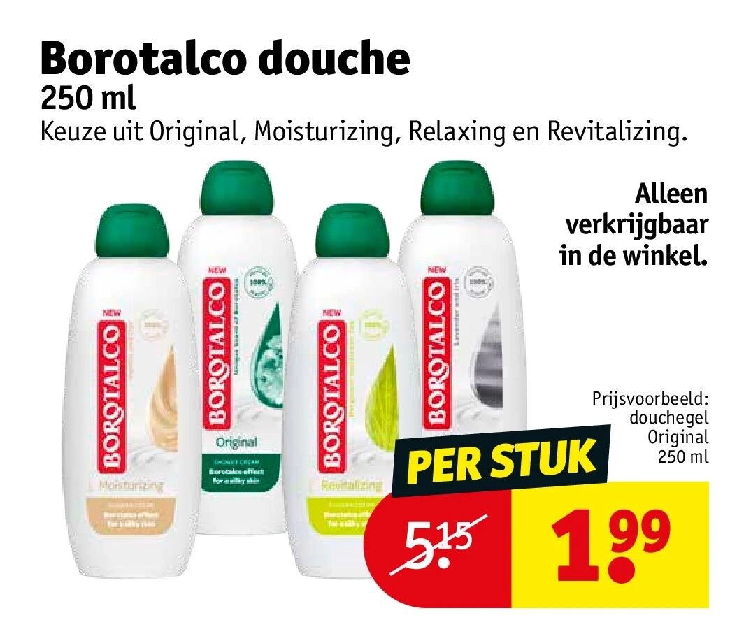 Borotalco douche