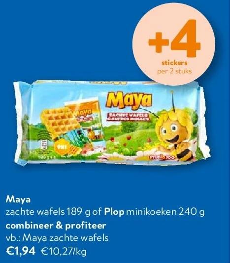 Maya zachte wafels