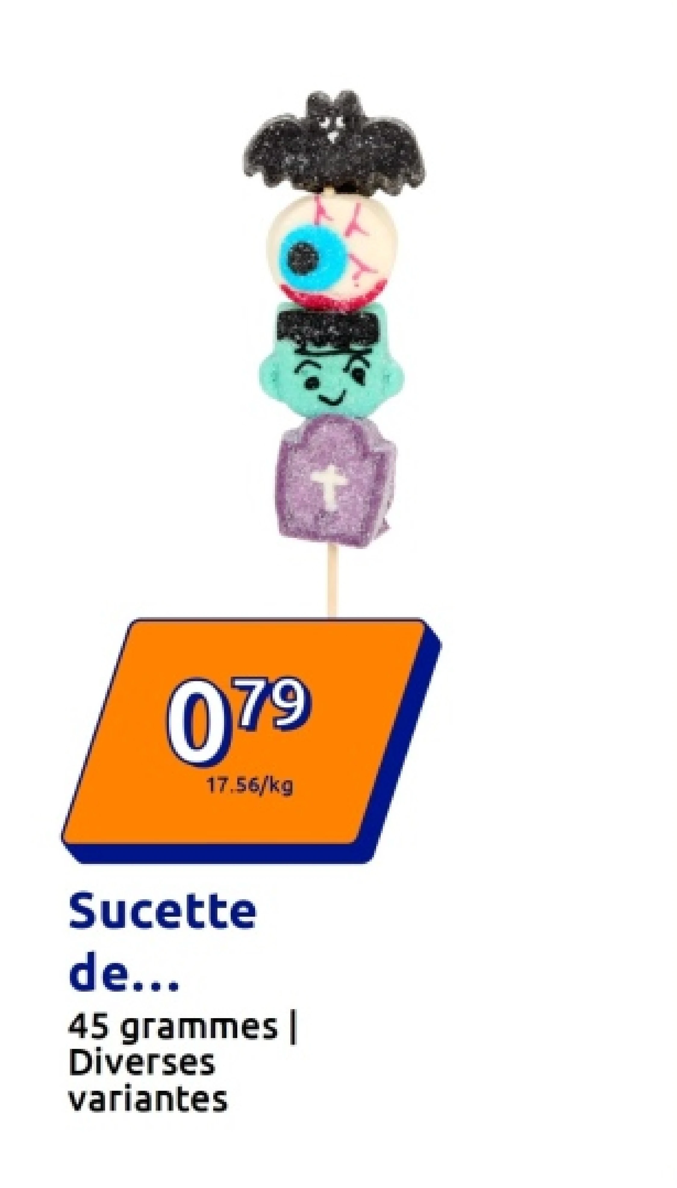 Sucette de guimauves Halloween