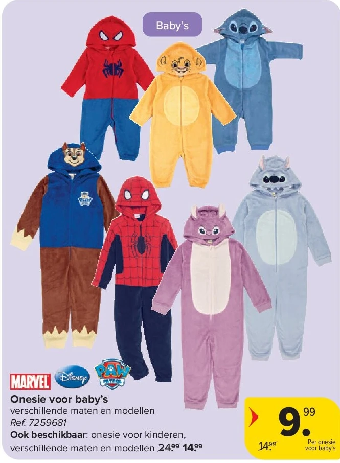 Onesie voor baby’s