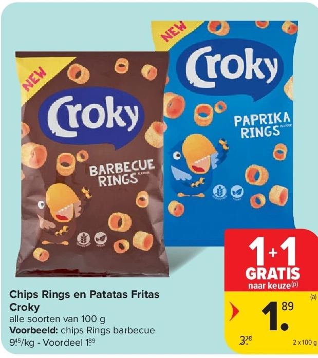 Chips Rings en Patatas Fritas Croky