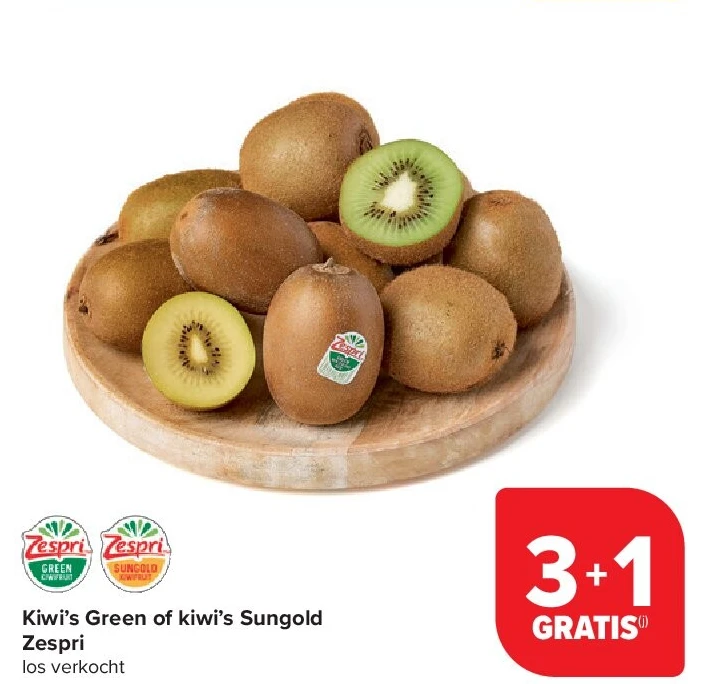 Kiwi’s Green of kiwi’s Sungold Zespri