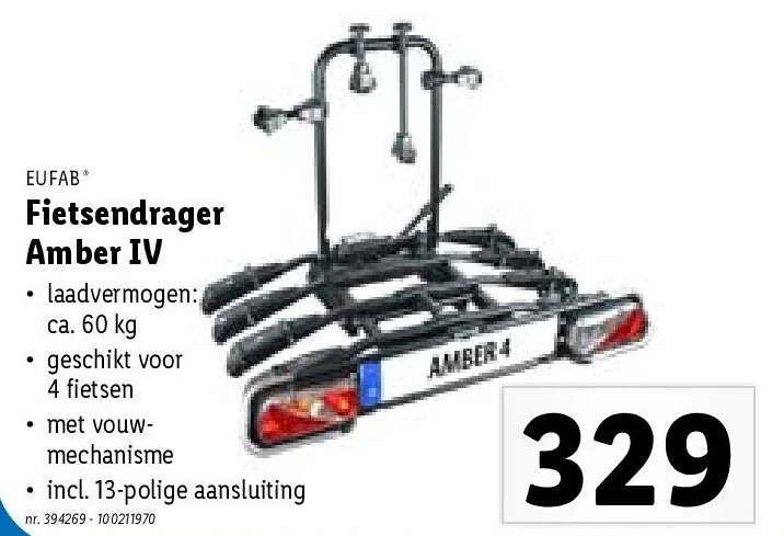 Fietsendrager Amber IV