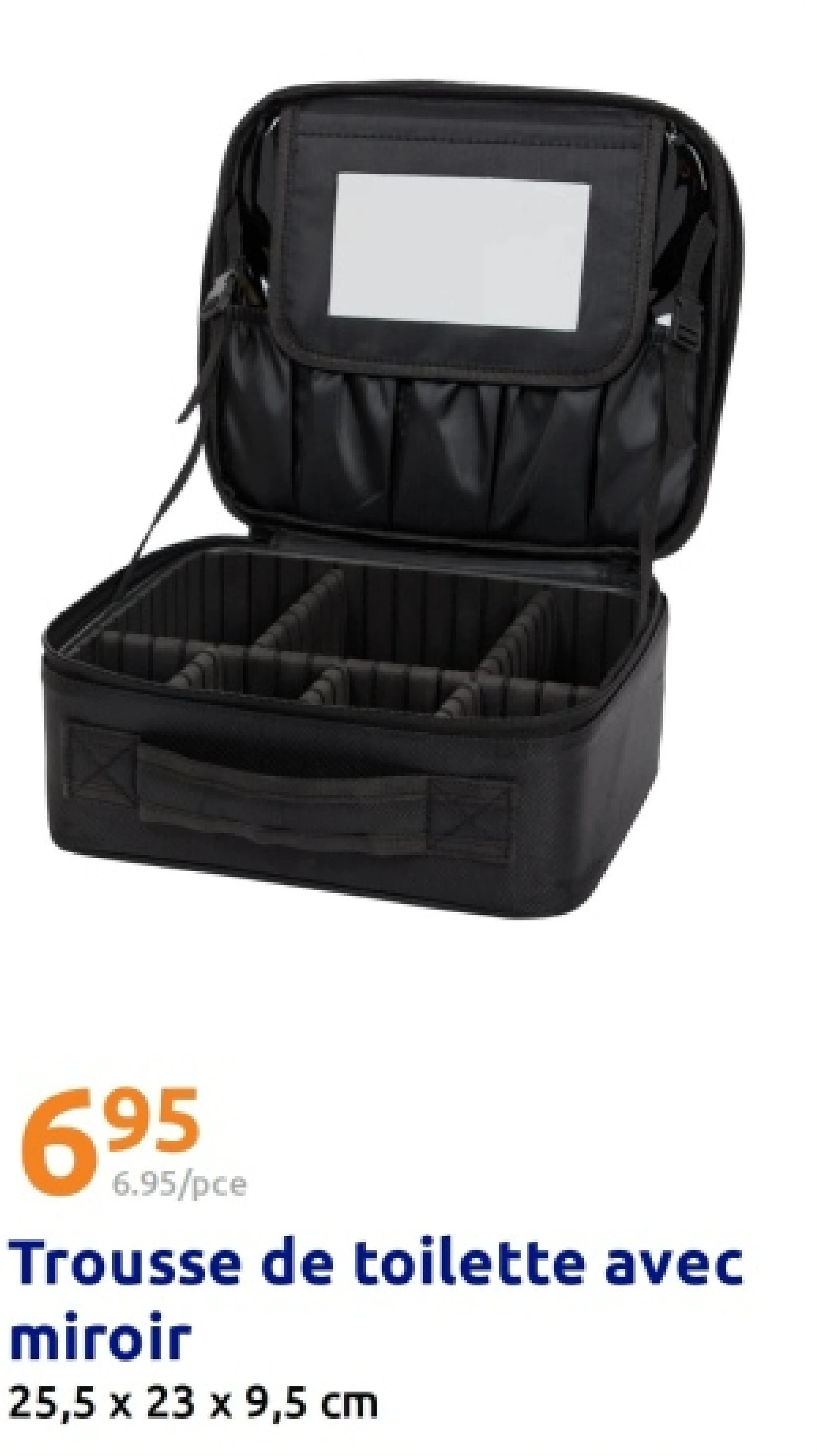 Trousse de toilette avec miroir