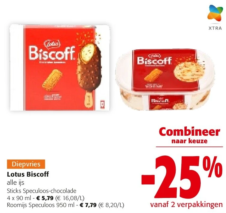 Lotus Biscoff Sticks Speculoos-chocolade 4 x 90 ml