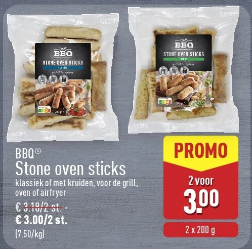 Stone oven sticks