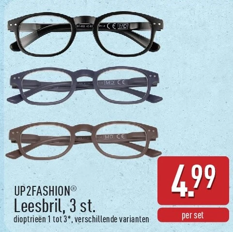 Leesbril, 3st.