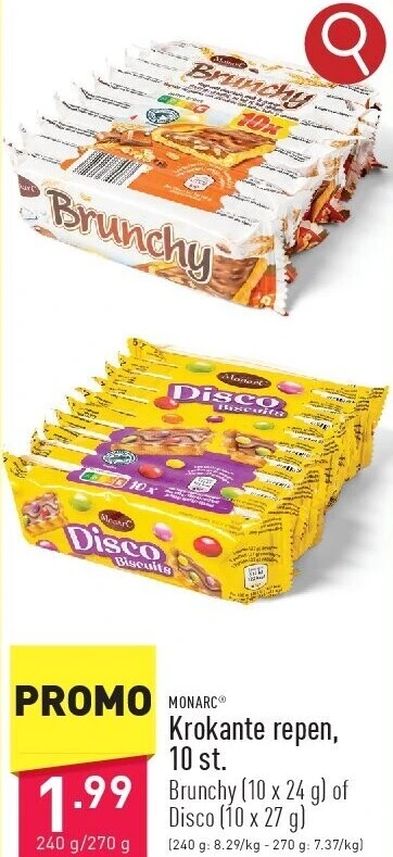 Krokante repen, 10 st.