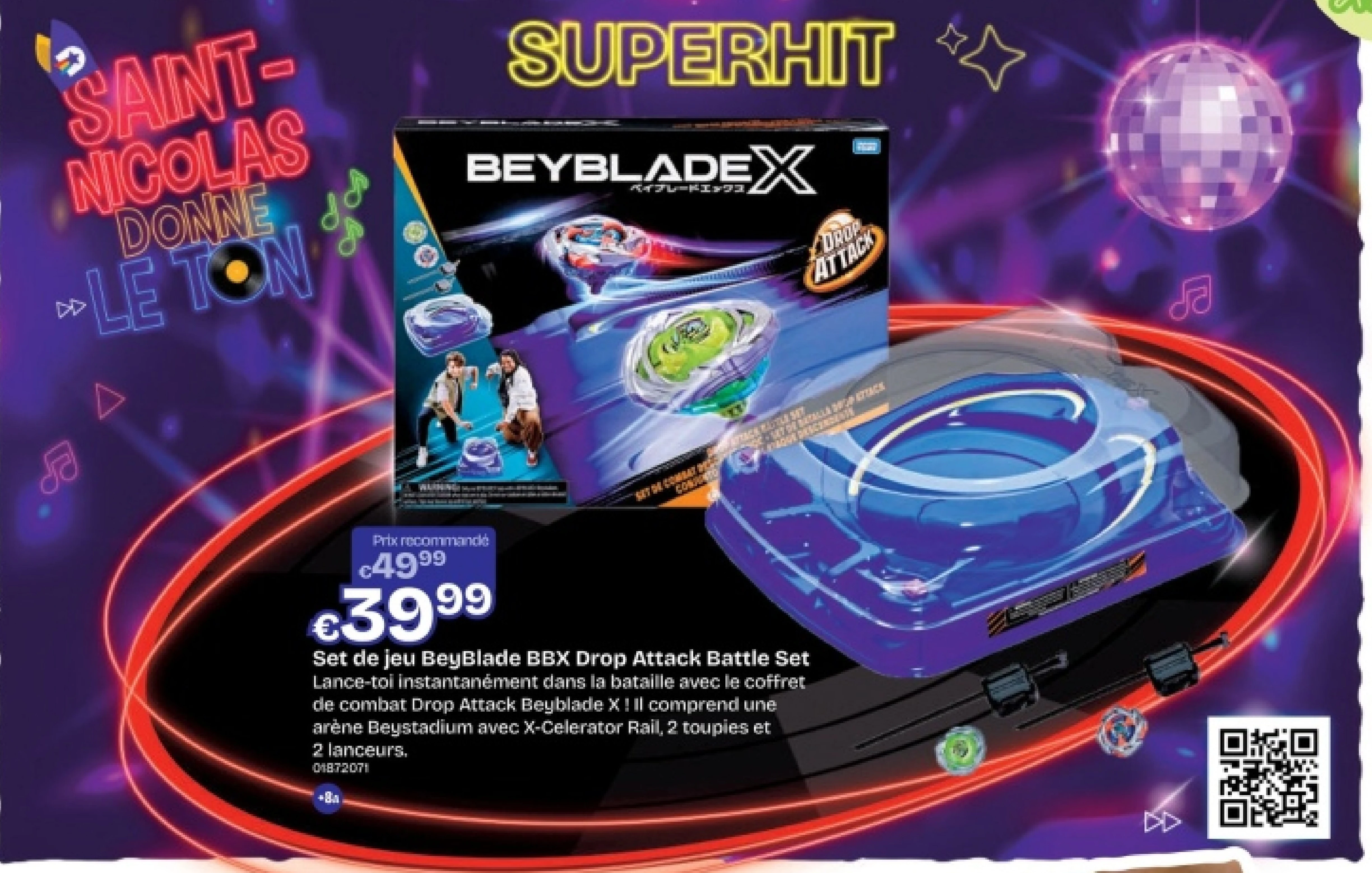 Set de jeu BeyBlade BBX Drop Attack Battle Set