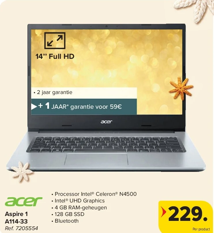 acer Aspire 1 A114-33 14’’ Full HD