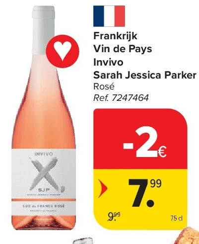 Frankrijk Vin de Pays Invivo Sarah Jessica Parker
