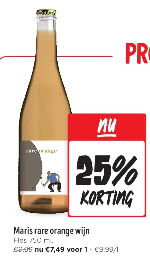 Maris rare orange wijn