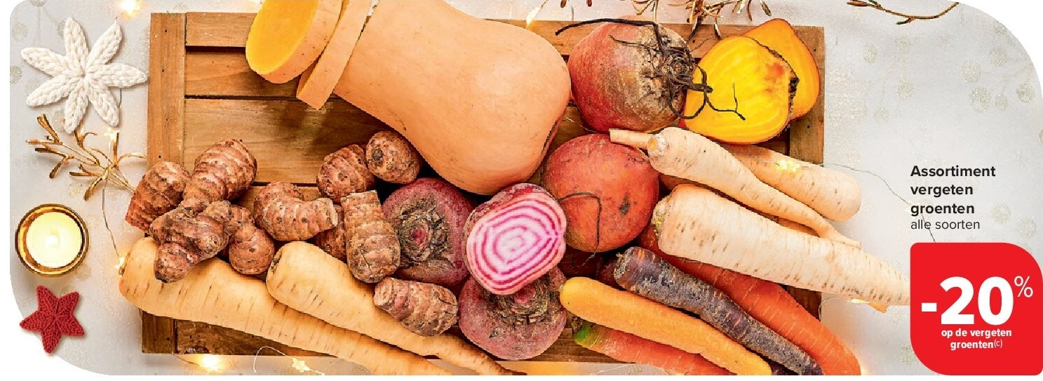 Assortiment vergeten groenten