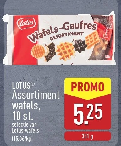 Assortiment wafels, 10st.
