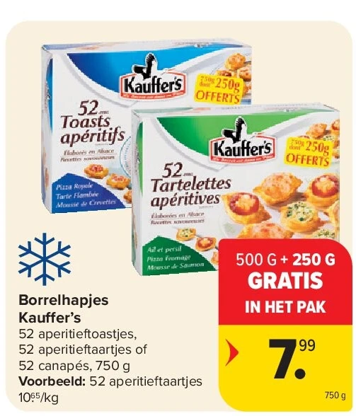 Borrelhapjes Kauffer’s