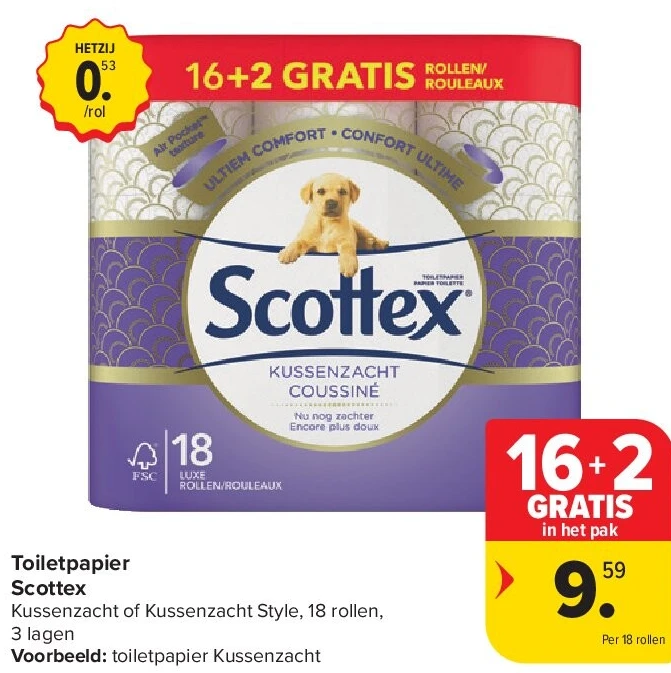 Toiletpapier Scottex