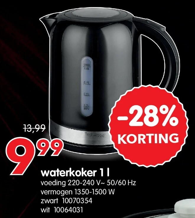 waterkoker 1 l