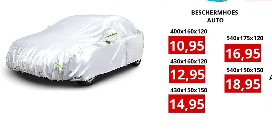 BESCHERMHOES AUTO 400x160x120