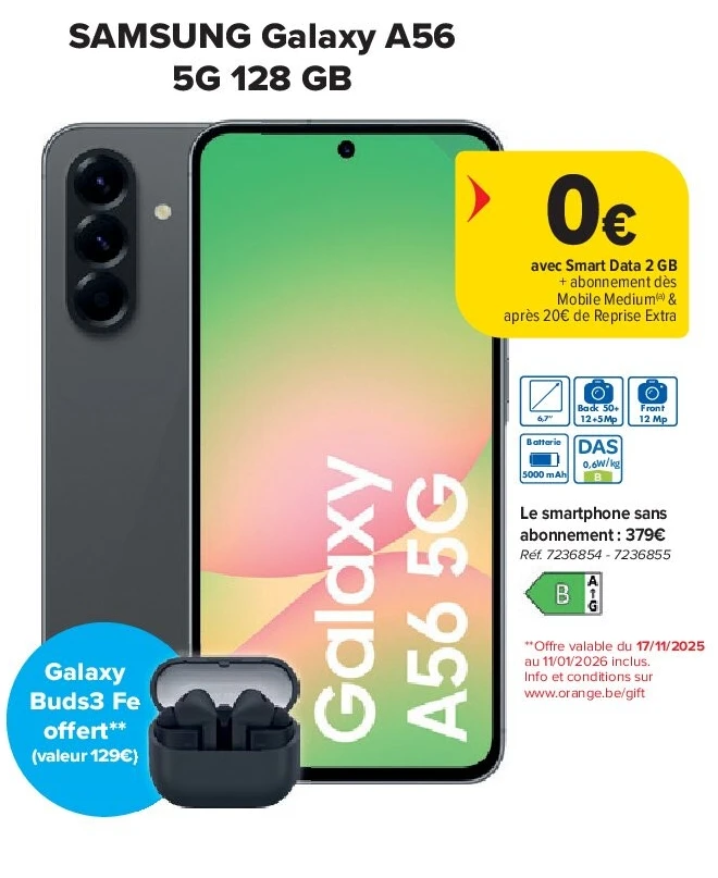 SAMSUNG Galaxy A56 5G 128 GB