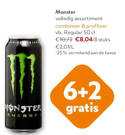 Monster volledig assortiment