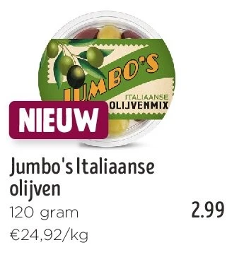 Jumbo's Italiaanse olijven