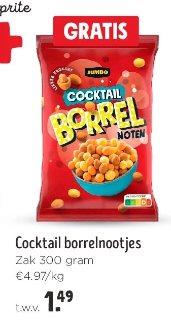 Cocktail borrelnootjes