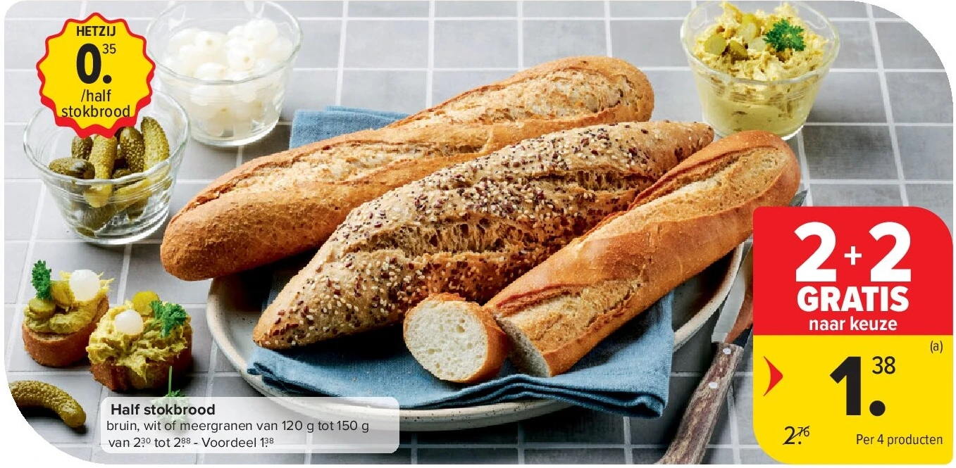 Half stokbrood