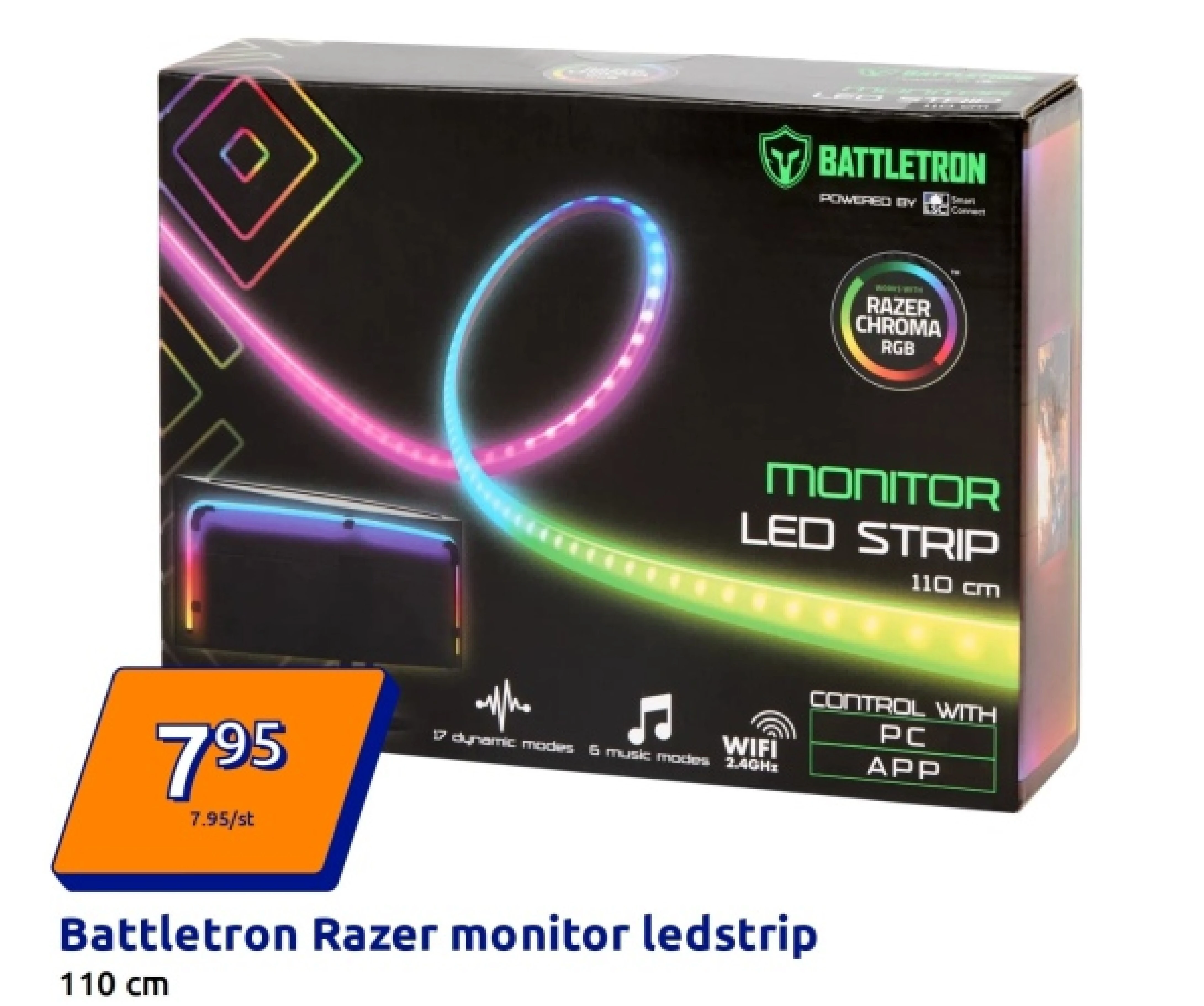 Battletron Razer monitor ledstrip