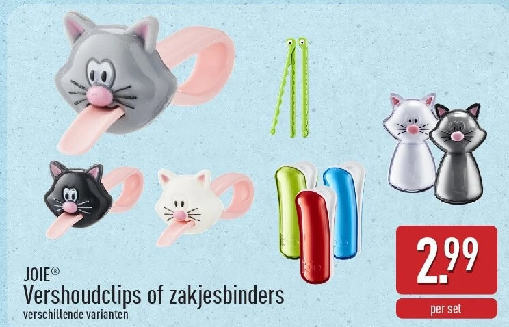 Vershoudclips of zakjesbinders