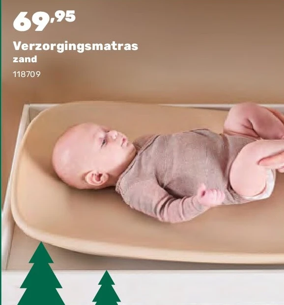 Verzorgingsmatras zand