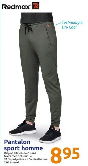 Pantalon sport homme