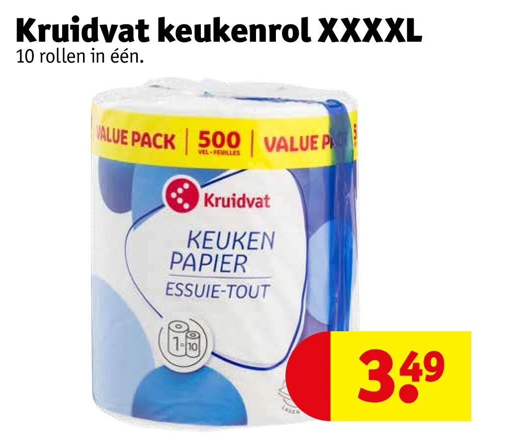 Kruidvat keukenrol XXXXL
